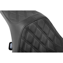 Drag Specialties Predator III Seat - Double Diamond - Black for FLT/FLH '23-'24 [MPN: 0801-1918]_1526454
