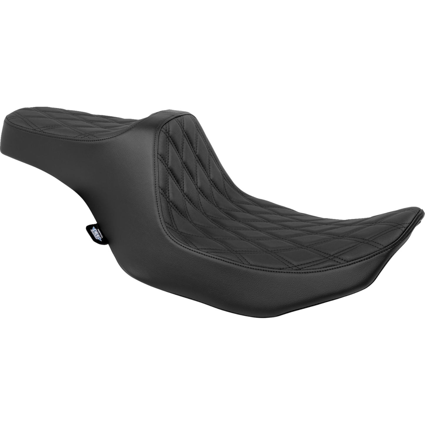 Drag Specialties Predator III Seat - Double Diamond - Black for FLT/FLH '23-'24 [MPN: 0801-1918]_1526455