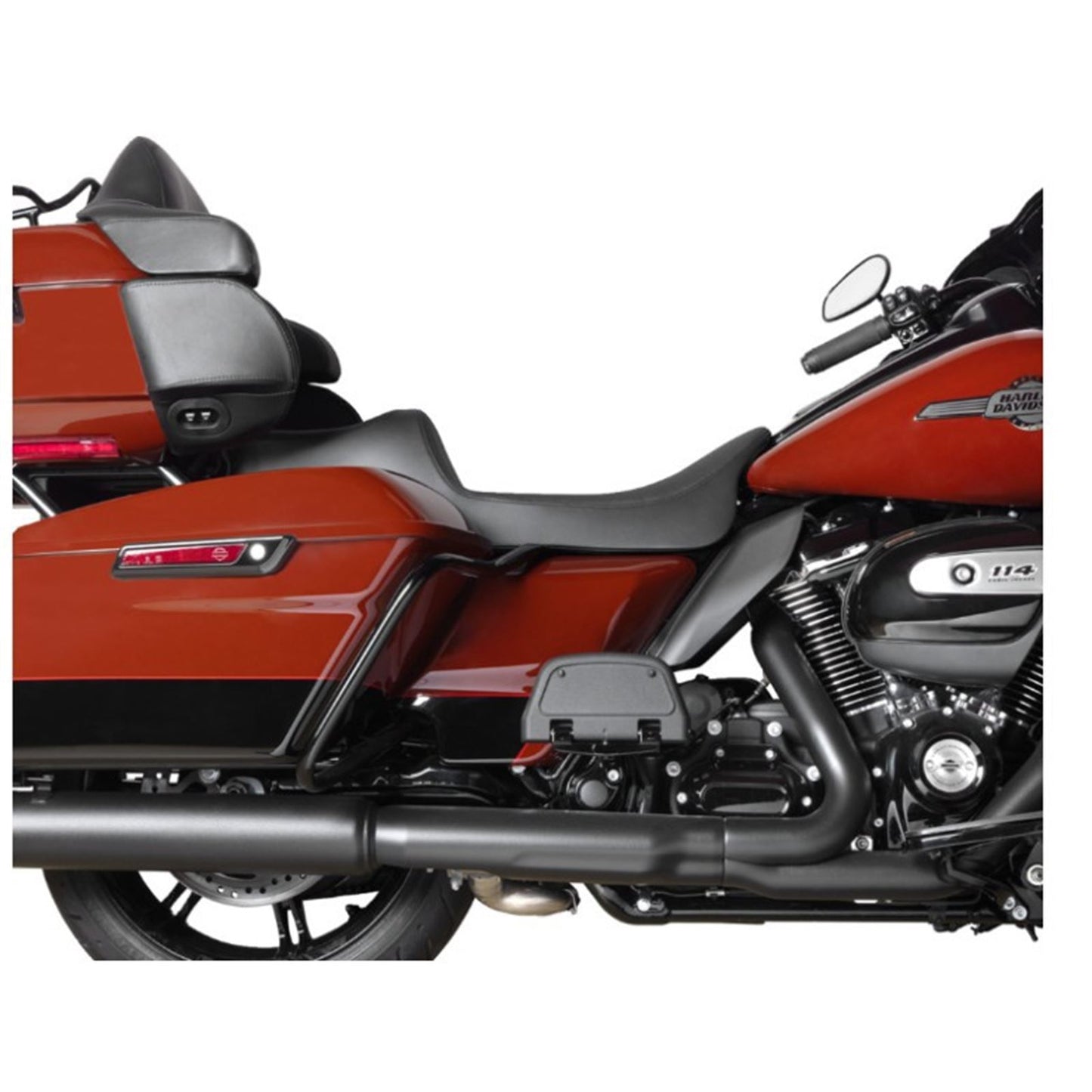 Drag Specialties Predator III Seat - Extended Reach - Smooth for FLH/FLT '08-'24 [MPN: 0801-1922]_1732144