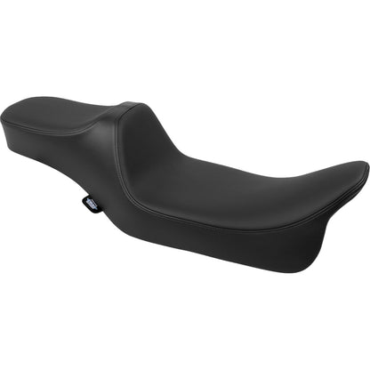 Drag Specialties Predator III Seat Smooth/Black Solar Leather for FLH/FLT '08-'24 [MPN: 0801-1926]_1526448