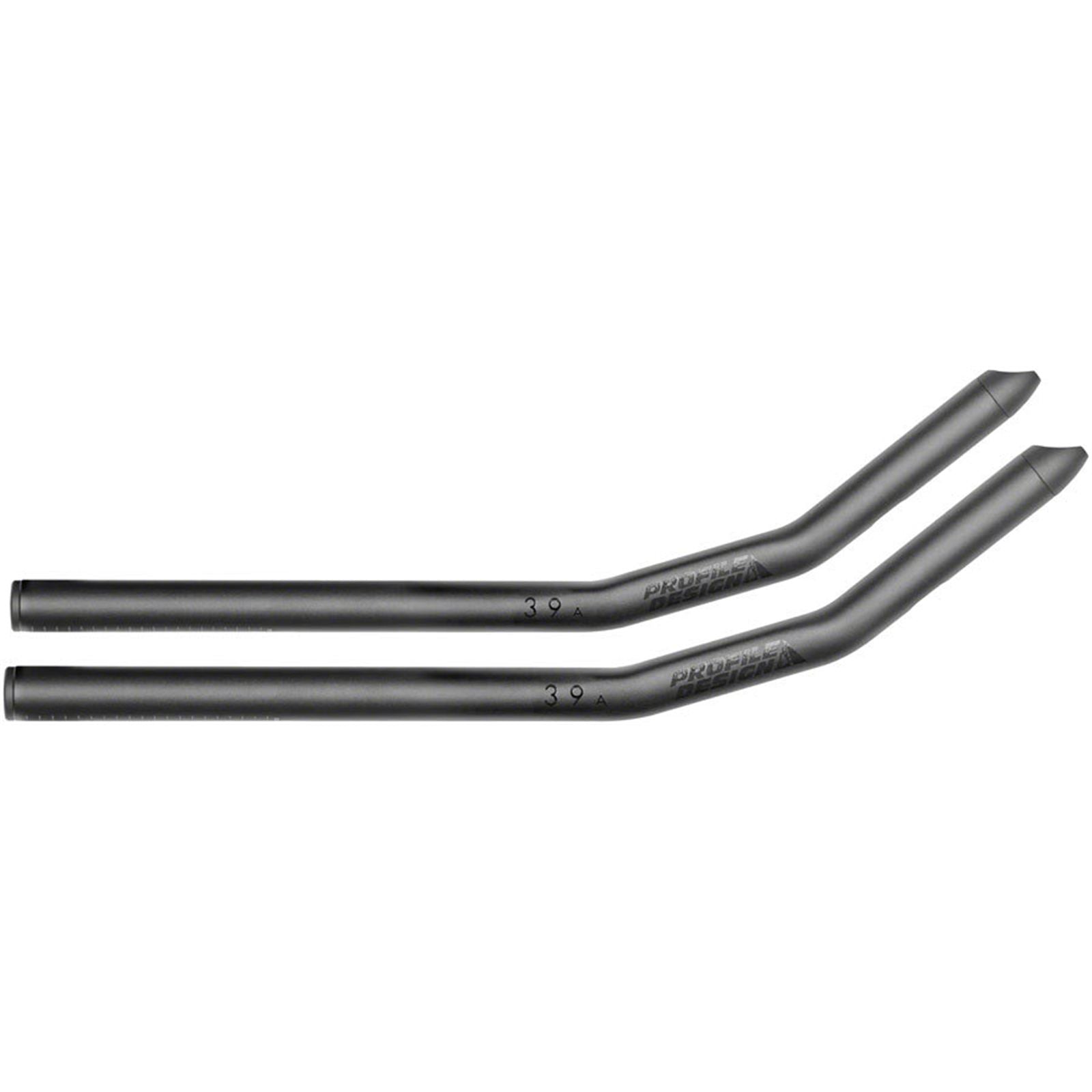 Profile Design 39a Aluminum Aerobar Extensions - Aluminum - 400mm - Black [MPN: AC39EXT400]_1924137