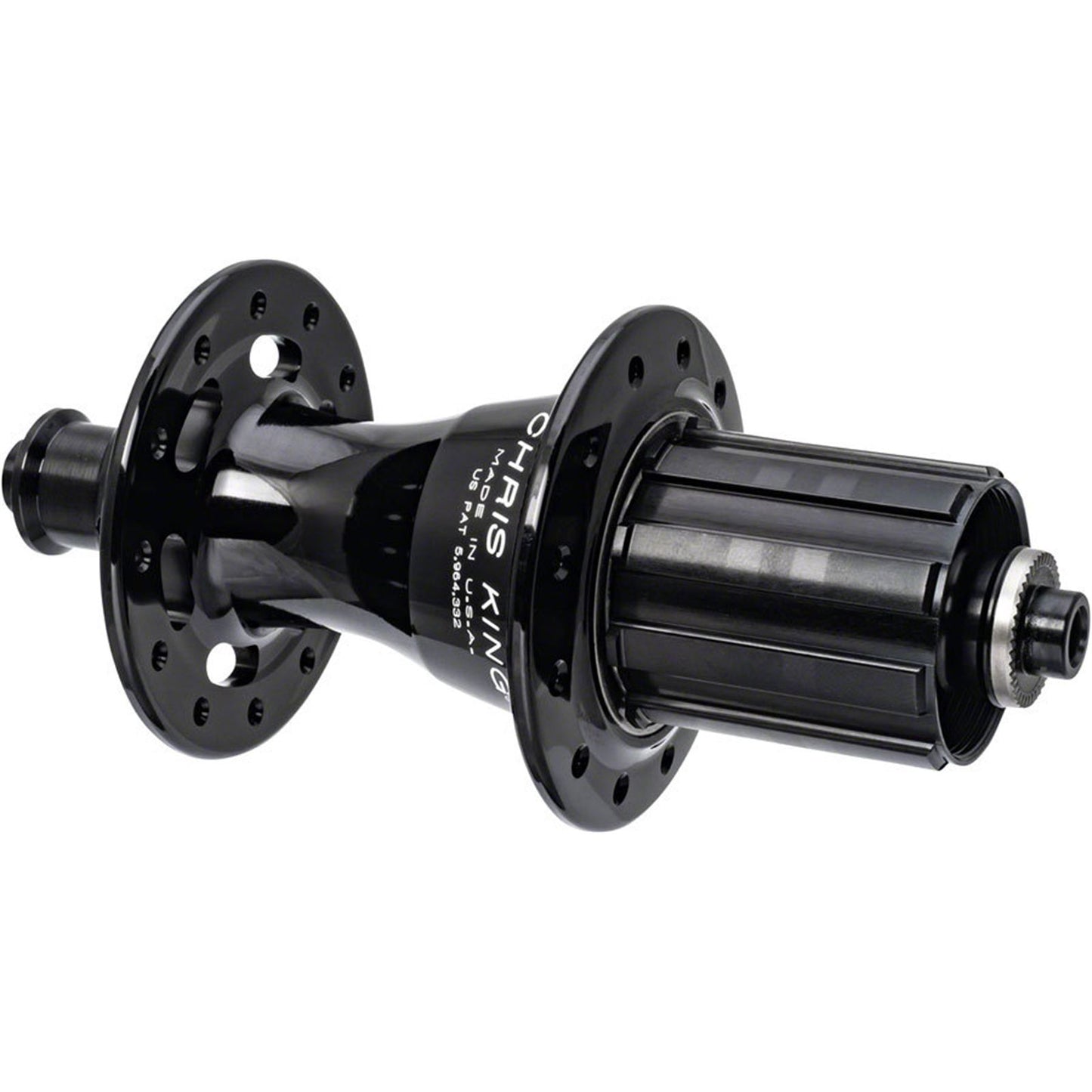 Chris King R45 Rear Hub - QR x 130mm, Rim Brake, HG 11 Road, Black, 32H [MPN: GBB1CC1]_1925022