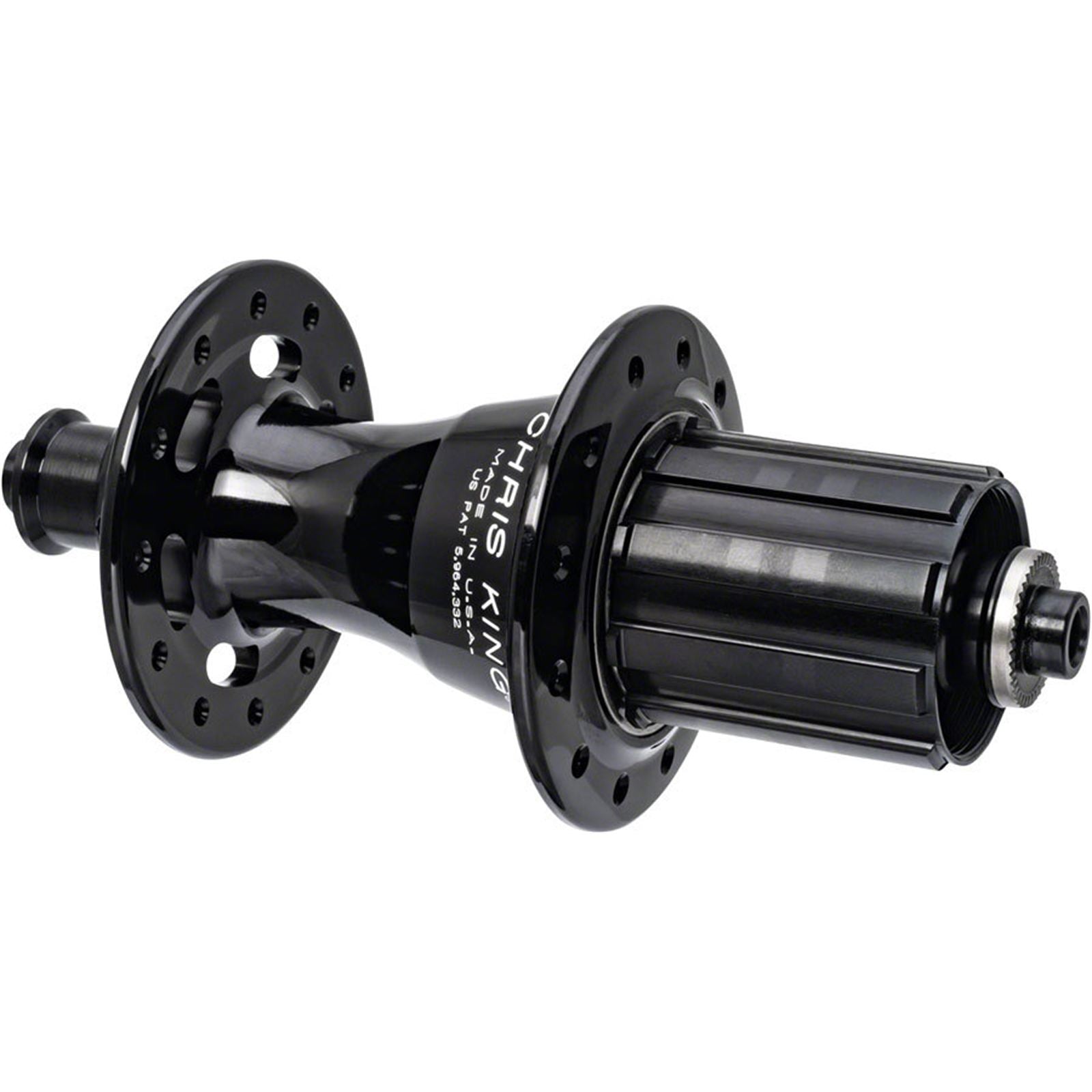 Chris King R45 Rear Hub - QR x 130mm, Rim Brake, HG 11 Road, Black, 32H [MPN: GBB1CC1]_1925022