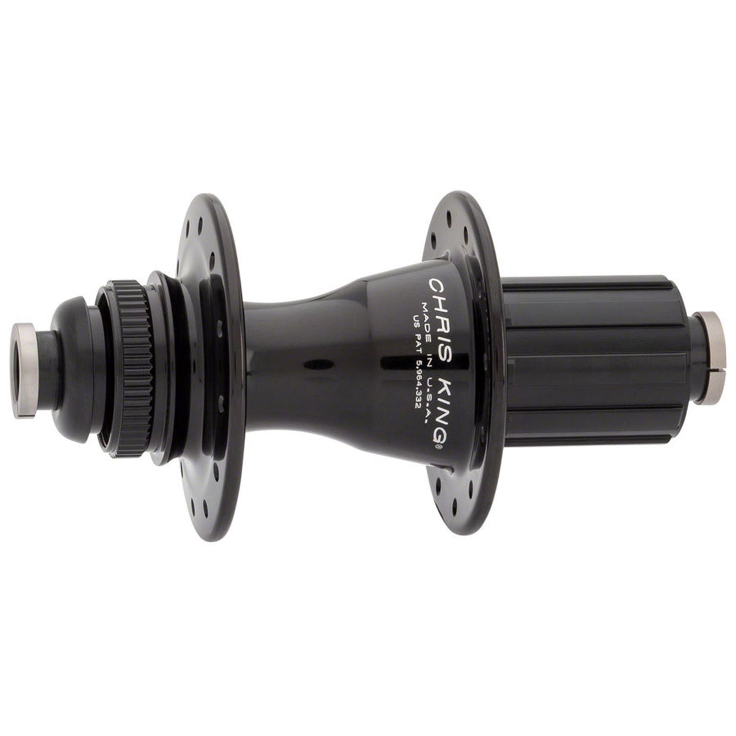 Chris King R45D Rear Hub - 12 x 142mm, Center-Lock, HG 11 Road, Black, 32H [MPN: GAB1CA1]_1925208