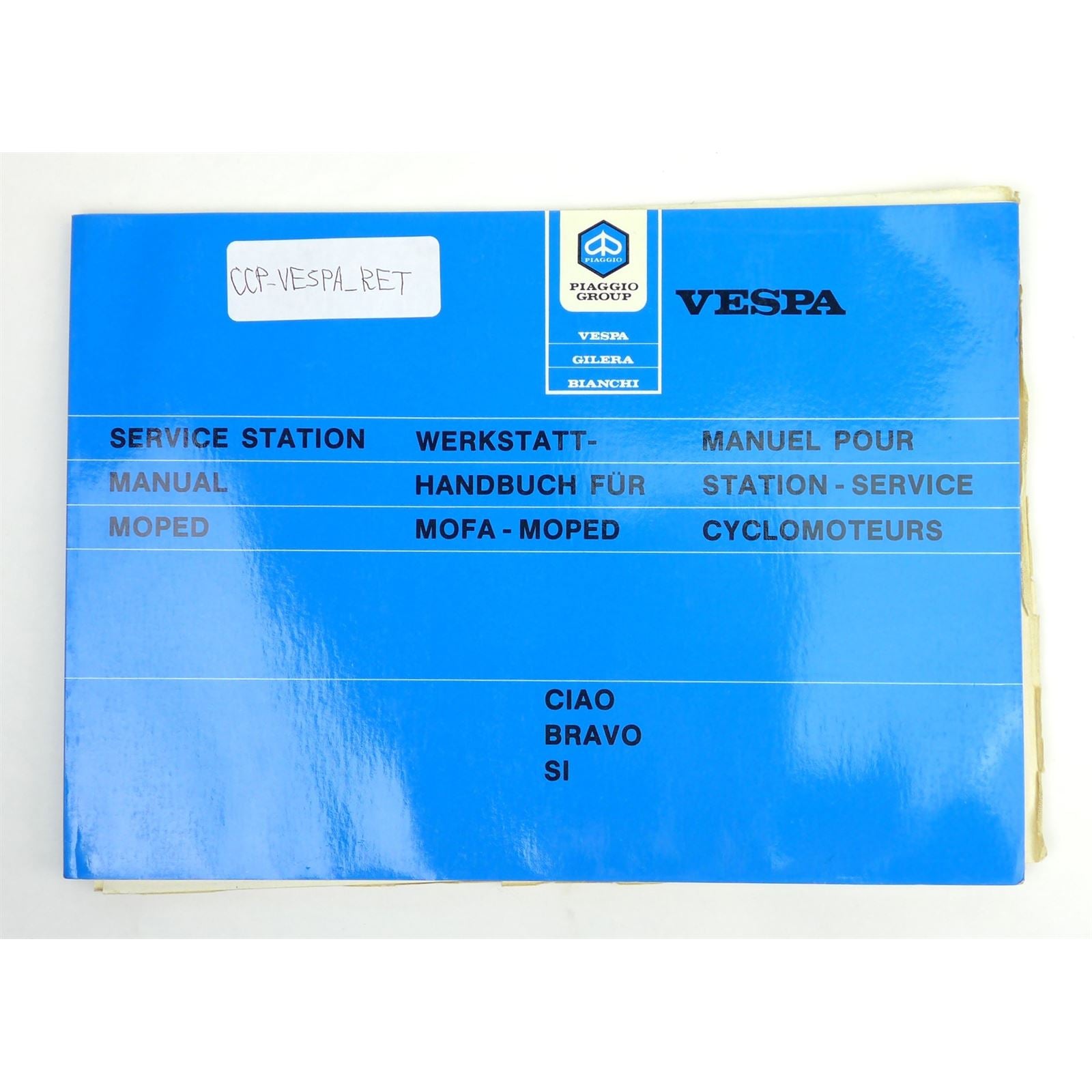 Motomentum Vespa Service Station Manual OPEN BOX VESPA_1526924