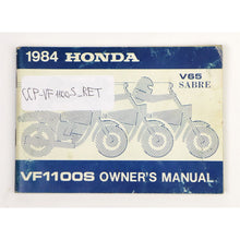 Motomentum Owner's Manual for Honda VF1100S V65 - 1984 OPEN BOX VF1100S_1526876