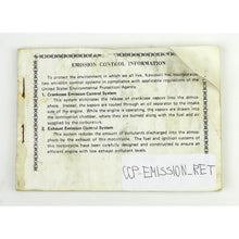 Motomentum Emission Control Information for Kawasaki OPEN BOX EMISSION_1526873