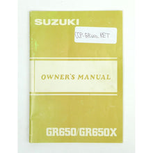 Motomentum Owner's Manual for Suzuki GR650 / GR650X OPEN BOX GR650_1526872