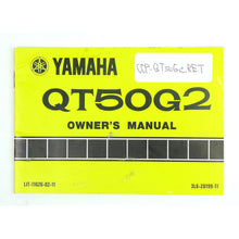 Motomentum Owner's Manual Book for Yamaha QT50G2 OPEN BOX QT50G2_1526867