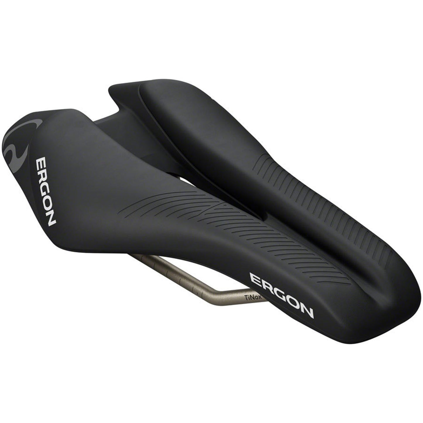 Ergon SR Triathlon Saddle - Men's - Black - Front [MPN: 44063200]_1926790
