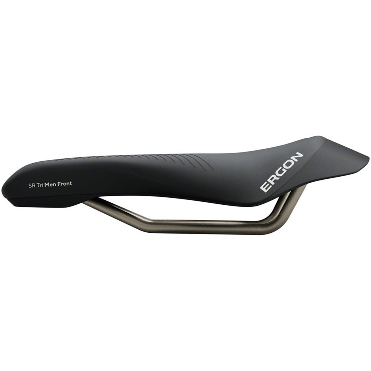 Ergon SR Triathlon Saddle - Men's - Black - Front [MPN: 44063200]_1926793