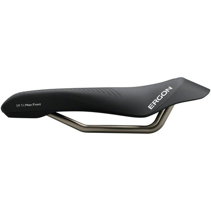 Ergon SR Triathlon Saddle - Men's - Black - Front [MPN: 44063200]_1926793