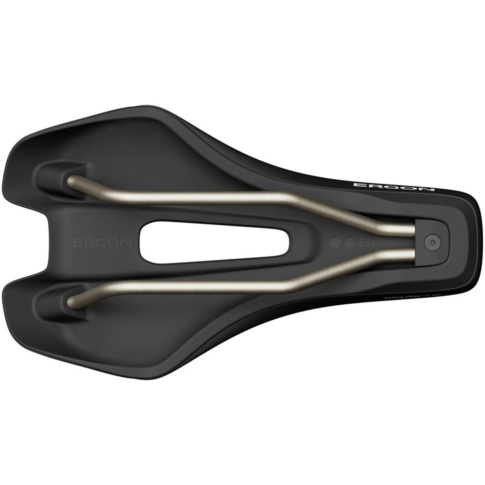Ergon SR Triathlon Saddle - Men's - Black - Front [MPN: 44063200]_1926794