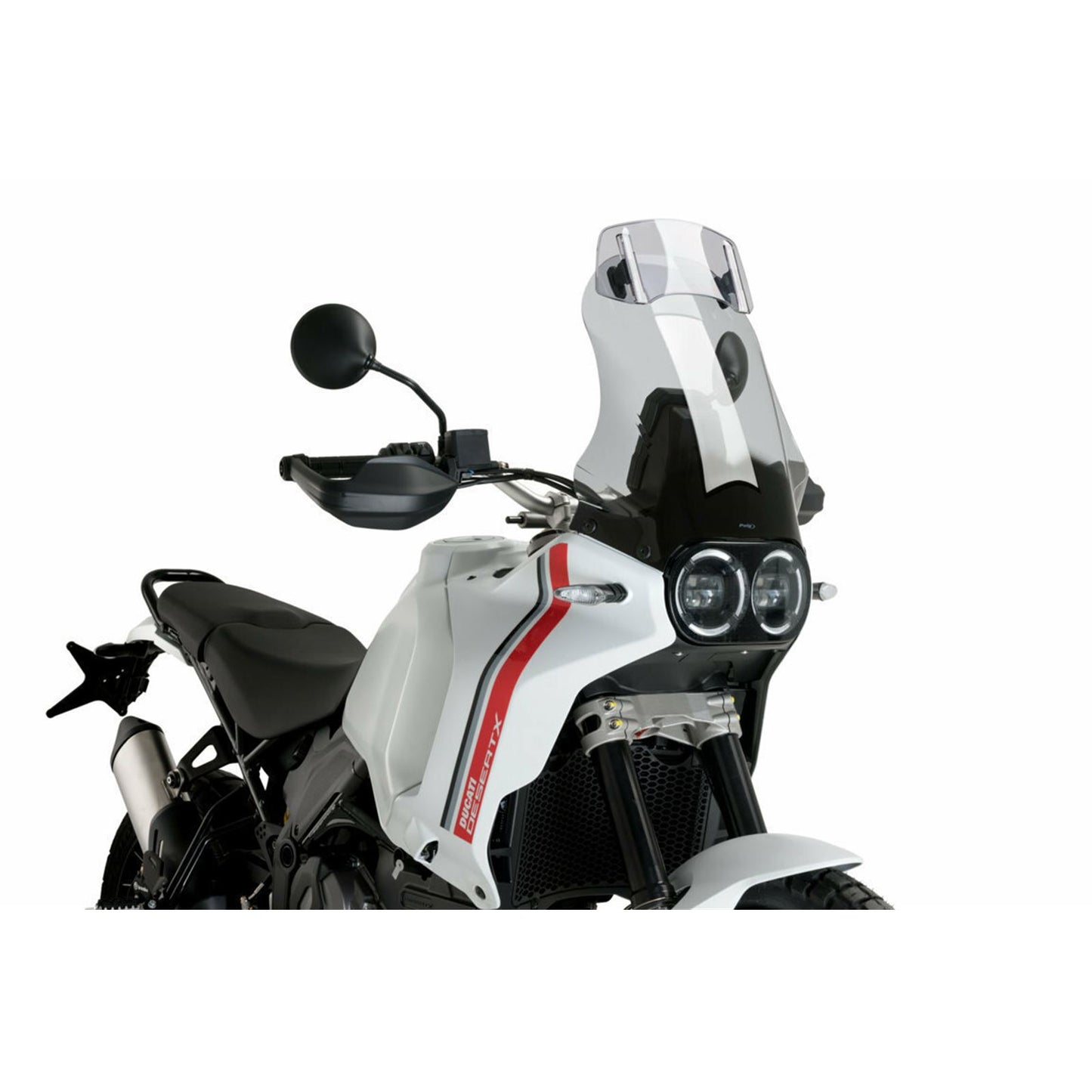 Puig Windscreen Touring with Visor for Ducati - Smoke 21438H_1533562