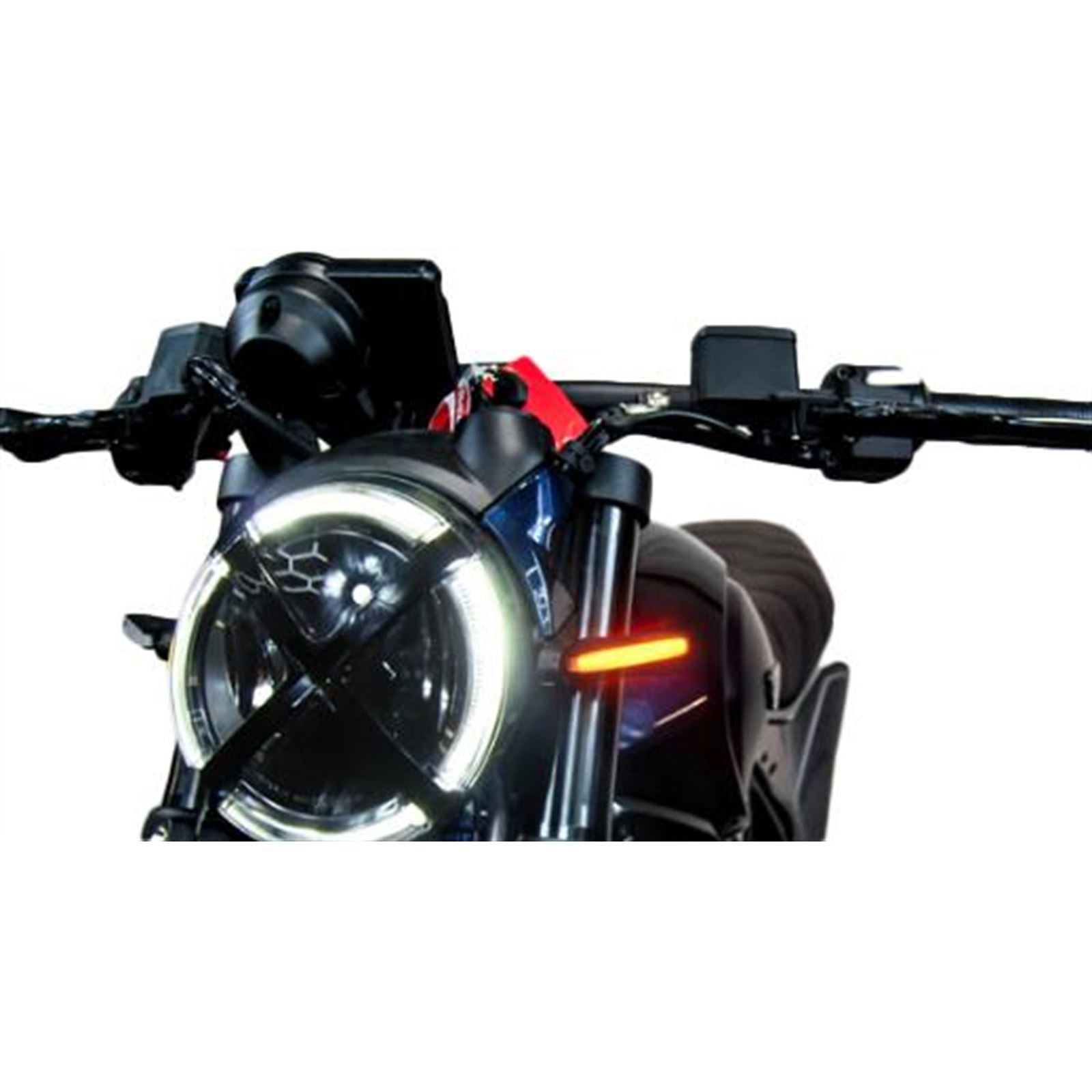 New Rage Cycle Front Turn Signals for Ducati 2024 Scrambler Full Throttle/Icon [MPN: NEXTGEN23-FB]_1531377
