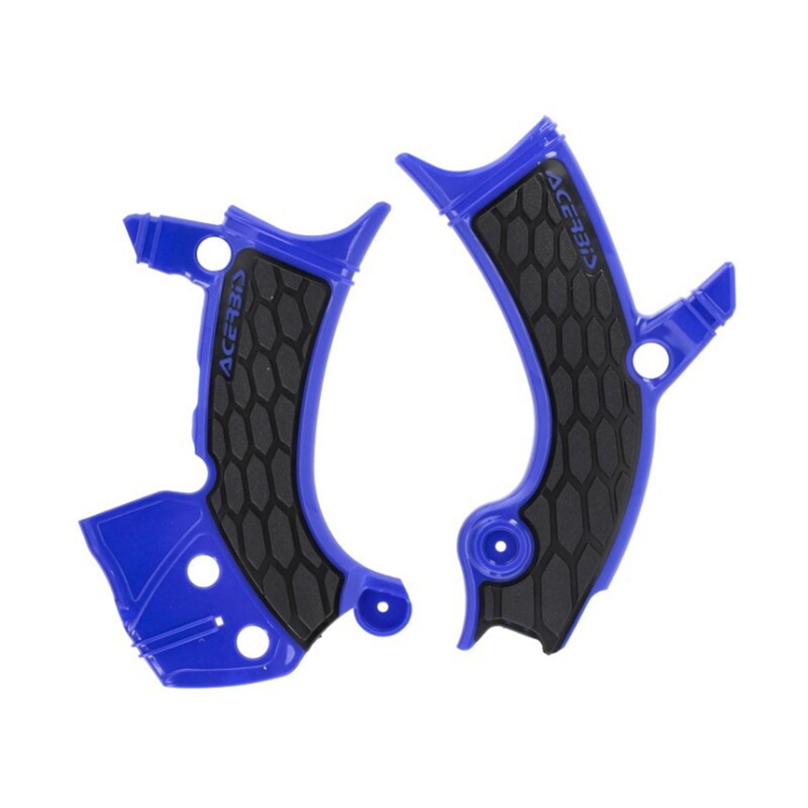 Acerbis X-Grip Frame Guards - Black/Blue - WR 450 F 2985901034_1534018
