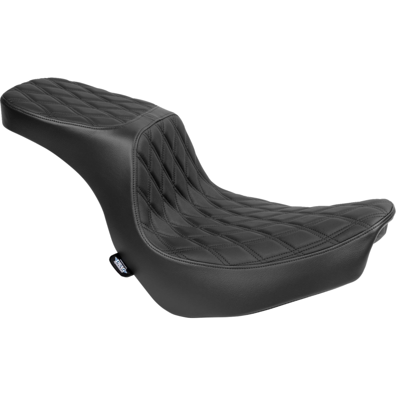 Drag Specialties Predator 2-Up Seat - Vinyl - Black Stitching for FLSB/FXLRS '18-'24 0802-1635_1530967