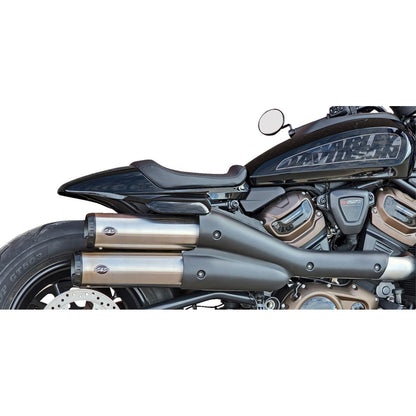 S&S Cycle 4" Grand National Slip-On Muffler - Stainless Steel for Sportster S 550-1111_1531011