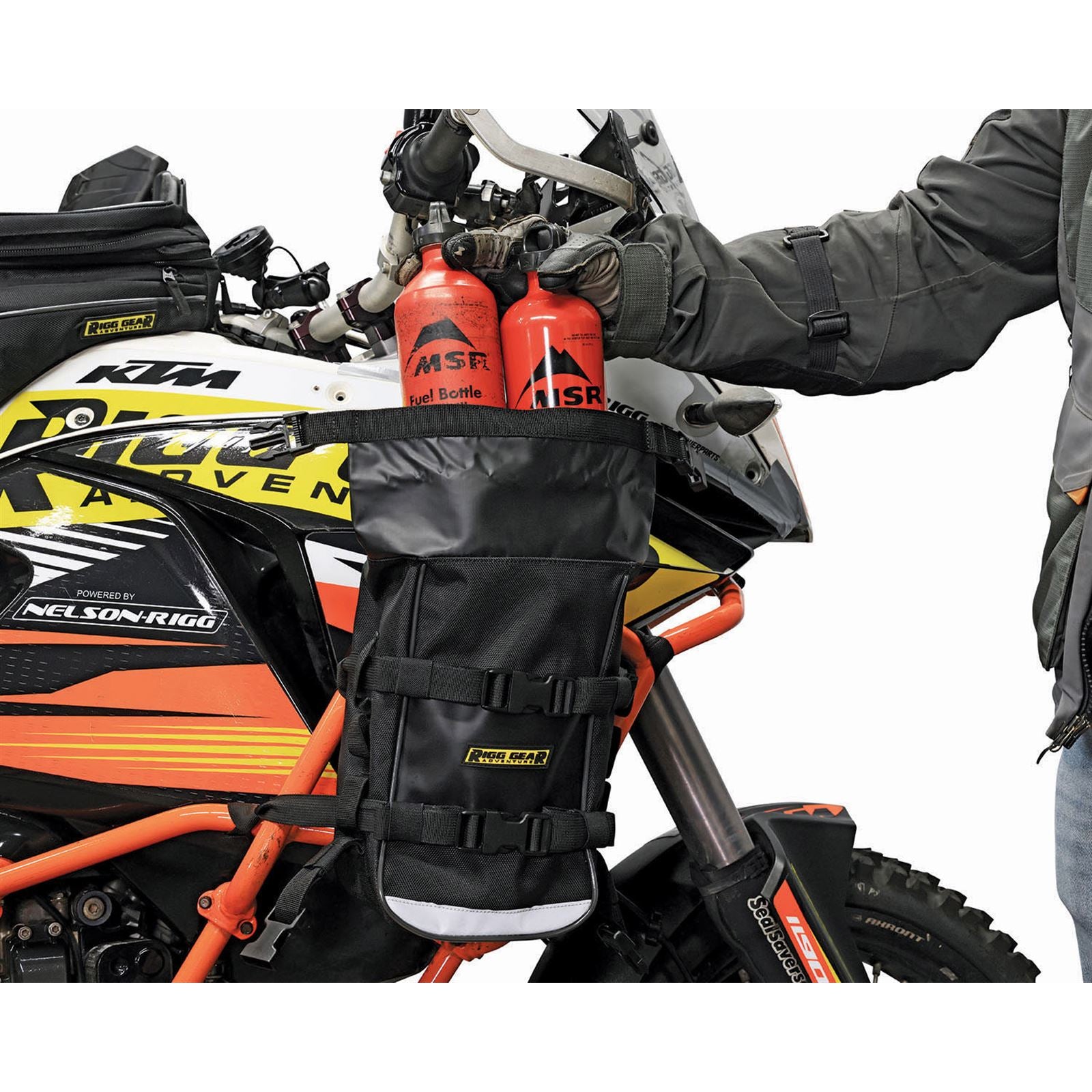 Nelson-Rigg Trails End Riggpack Crashbar/Tail Bag - Black RG-2005_1546917