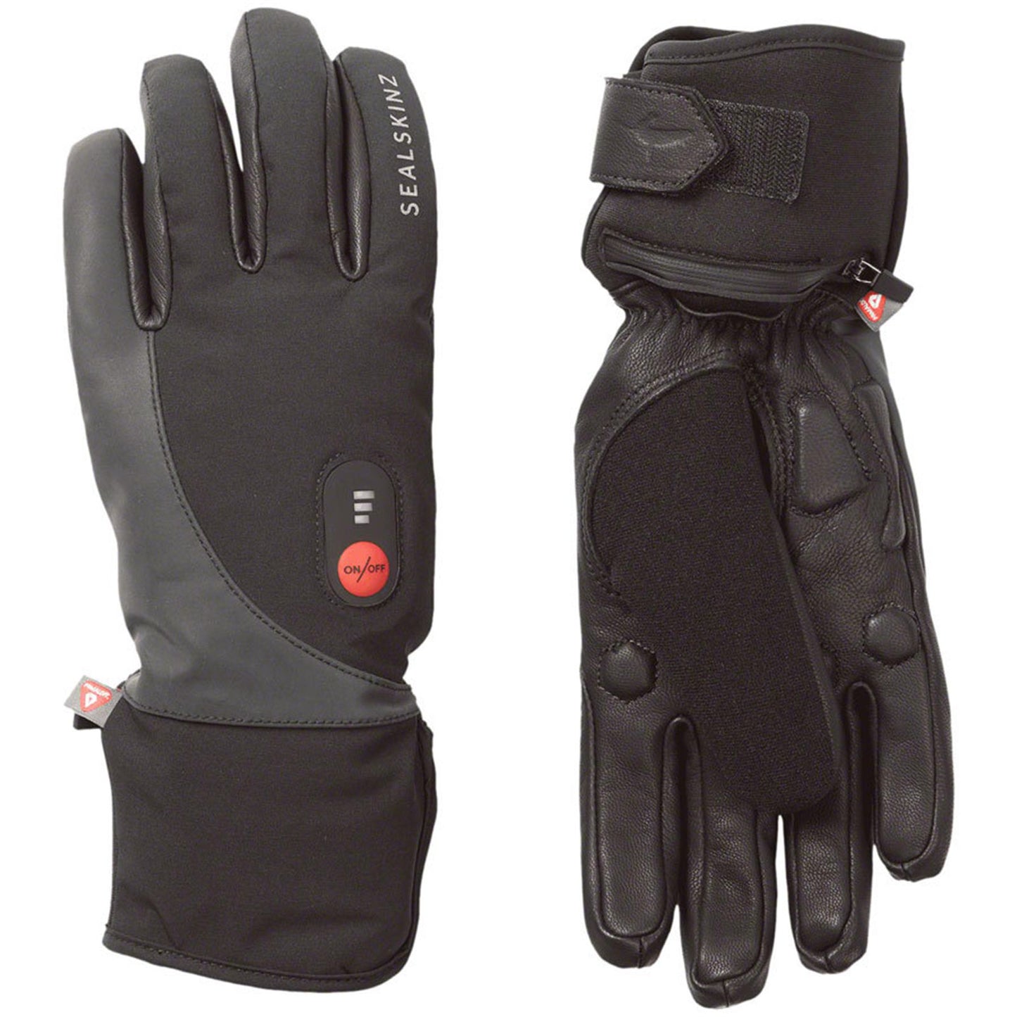 Sealskinz Upwell Heated Gloves - Black, Medium OPEN BOX [MPN: 12124060000120]_1999443