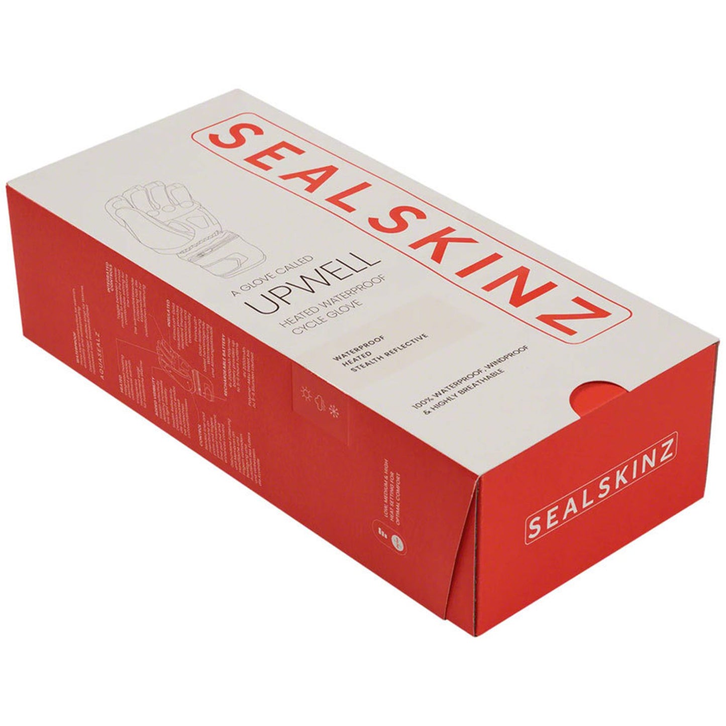 Sealskinz Upwell Heated Gloves - Black, Medium OPEN BOX [MPN: 12124060000120]_1999445