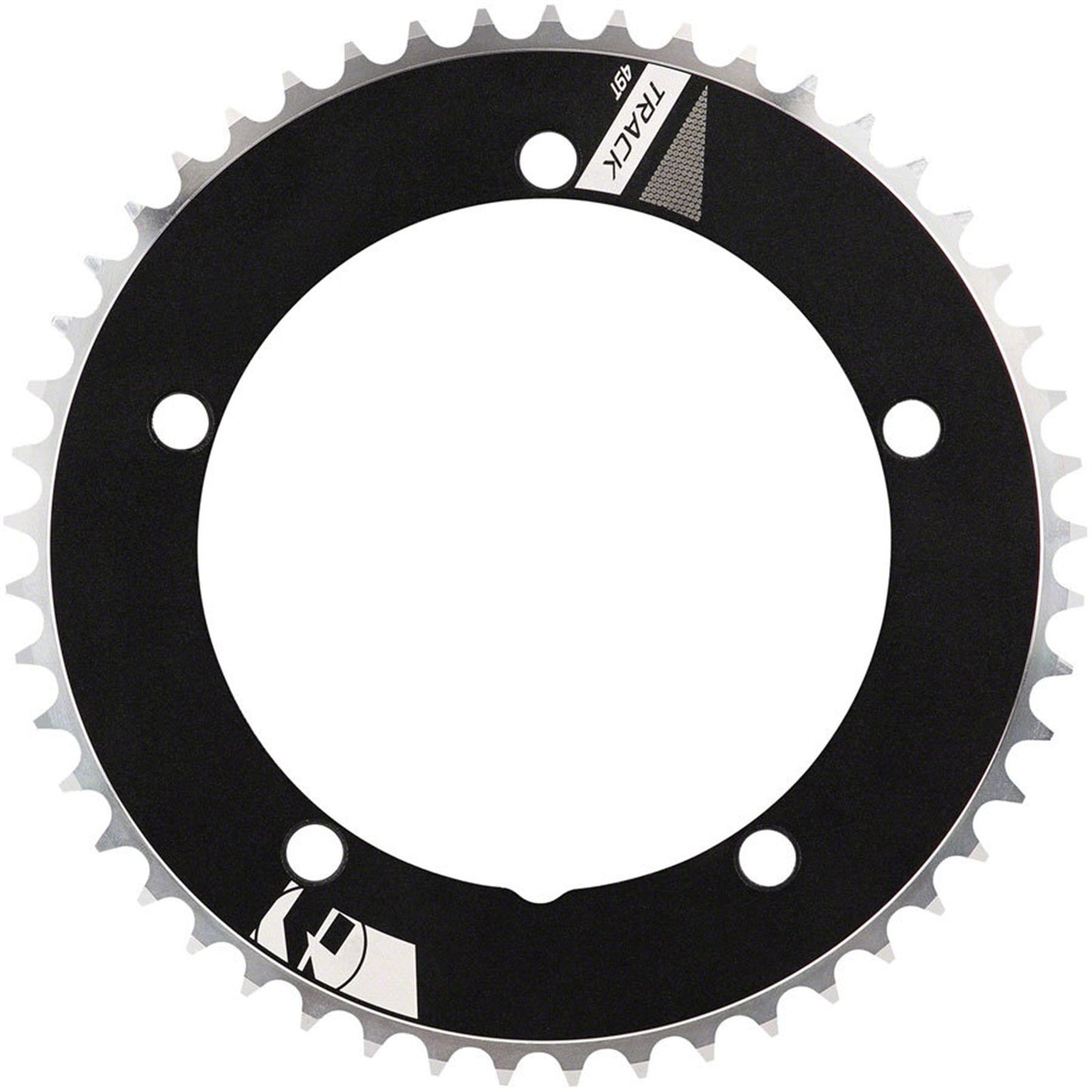 Track Chainring - 49t, 144 BCD, For Vision Track Crankset, Black [MPN: 368-0023014050]_1917323
