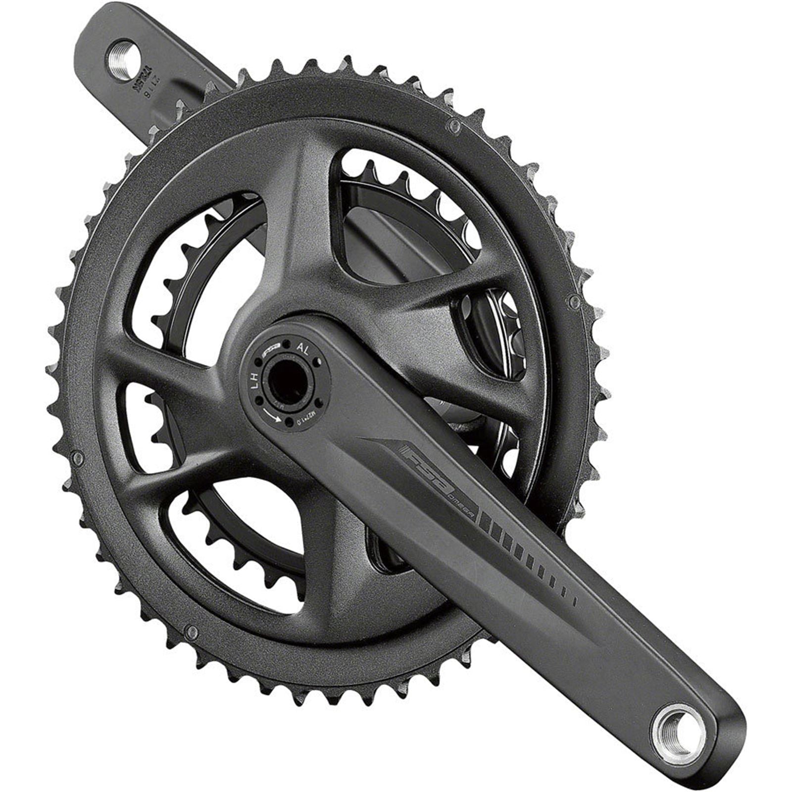 Full Speed Ahead Omega AGX 2x Crankset - 172.5mm, 11-Speed, 50/34t, Black [MPN: CK1398]_1917261