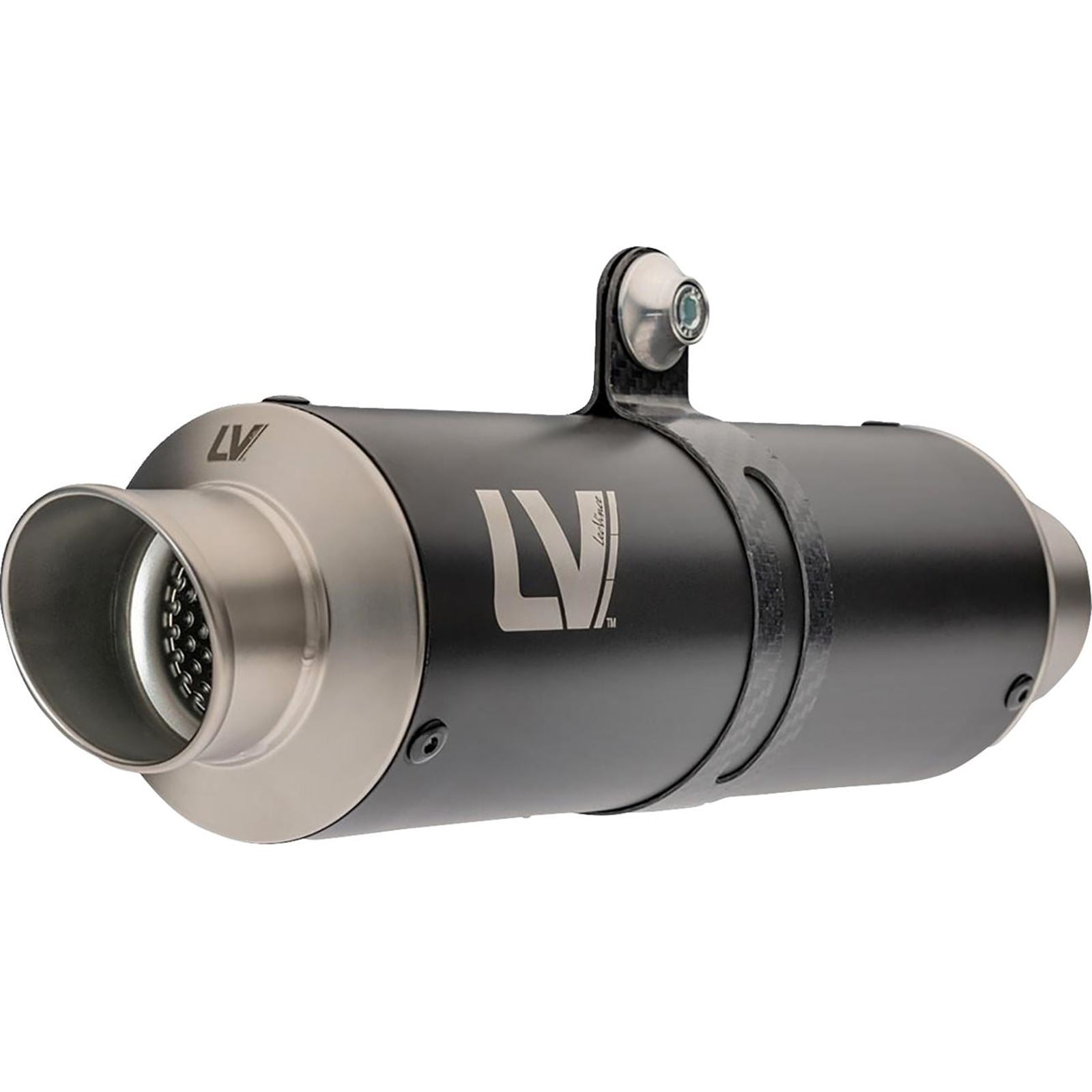 LeoVince GP Corsa Slip-On Muffler - Black Edition for Duke/RC 390 [MPN: 15502BU]_1538076