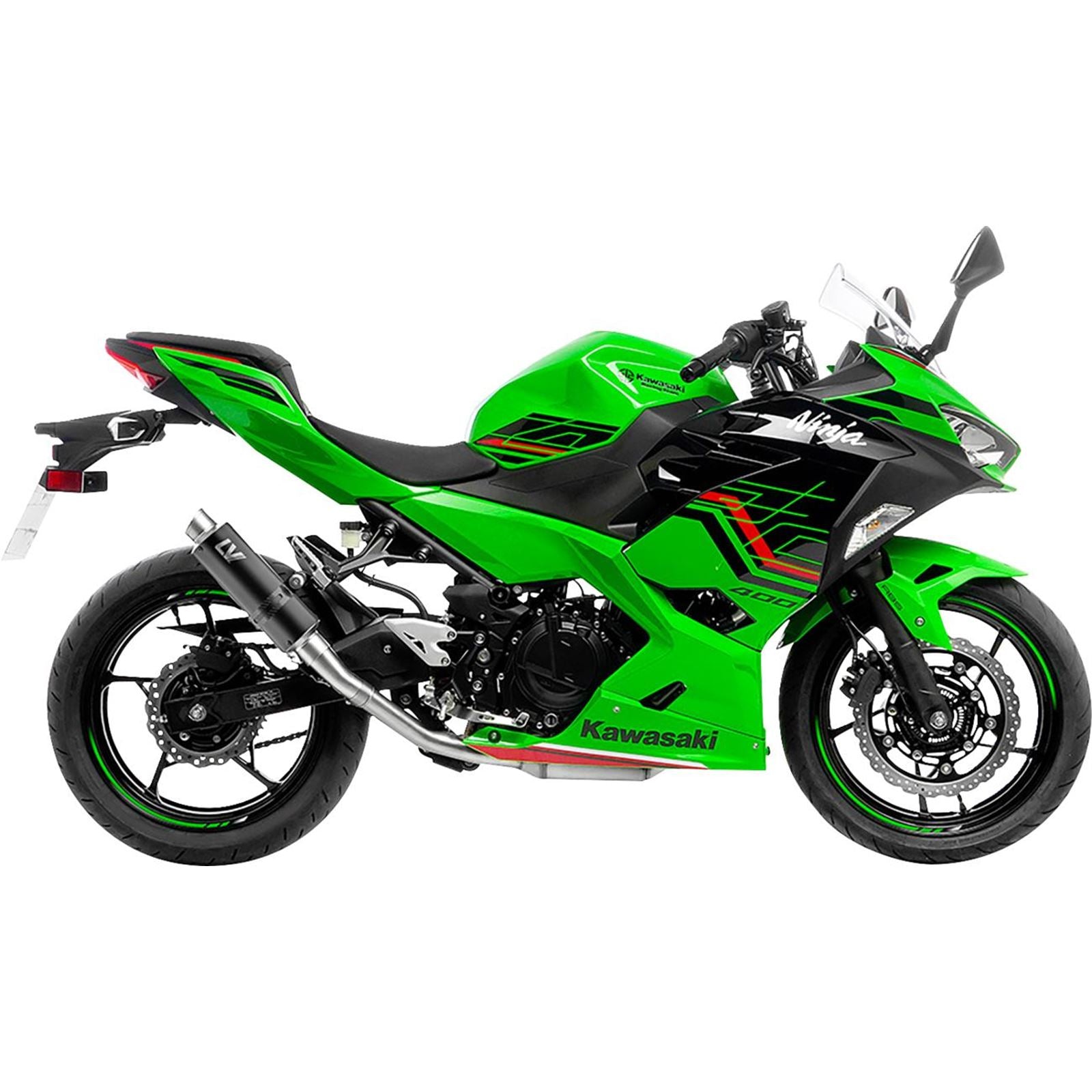 LeoVince GP Corsa Slip-On Muffler - Black Edition - Ninja/Z 400 [MPN ...