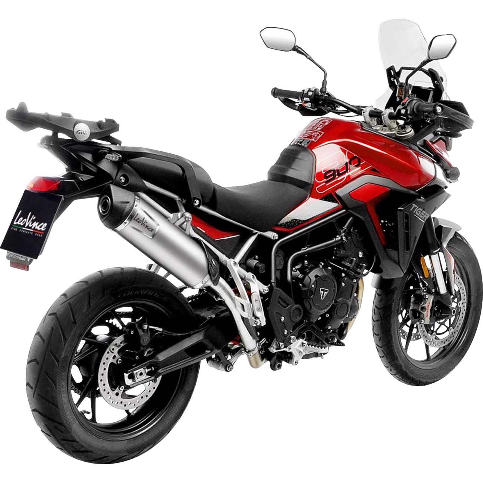 LeoVince LV One EVO Slip-On Muffler - Stainless Steel - Tiger 900 [MPN: 14450EU]_1540711