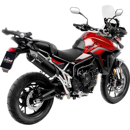 LeoVince LV One EVO Slip-On Muffler - Black Edition for Tiger 900 [MPN: 14450EBU]_1540715