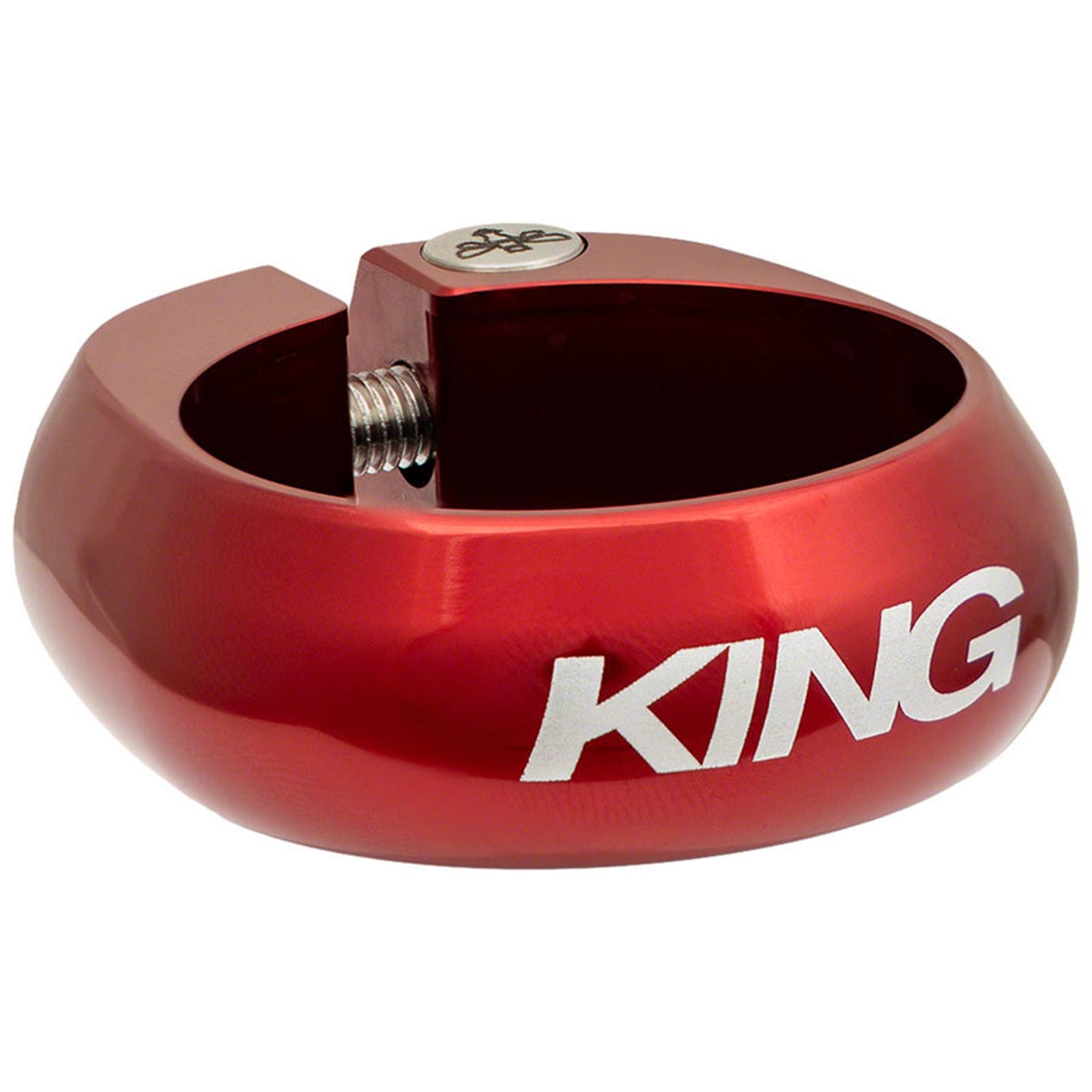 Chris King Seatpost Clamp - 34.9mm, Bolt-On, Red [MPN: JCR1]_2147181