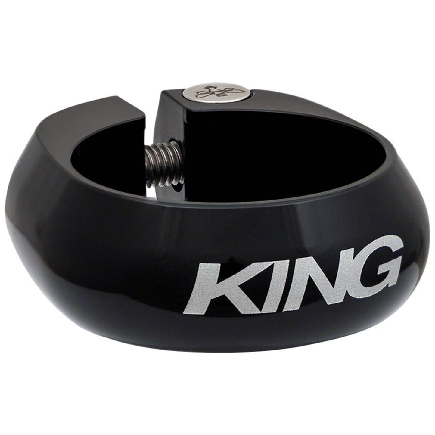 Chris King Seatpost Clamp - 36.4mm, Bolt-On, Black [MPN: JDB1]_1953986