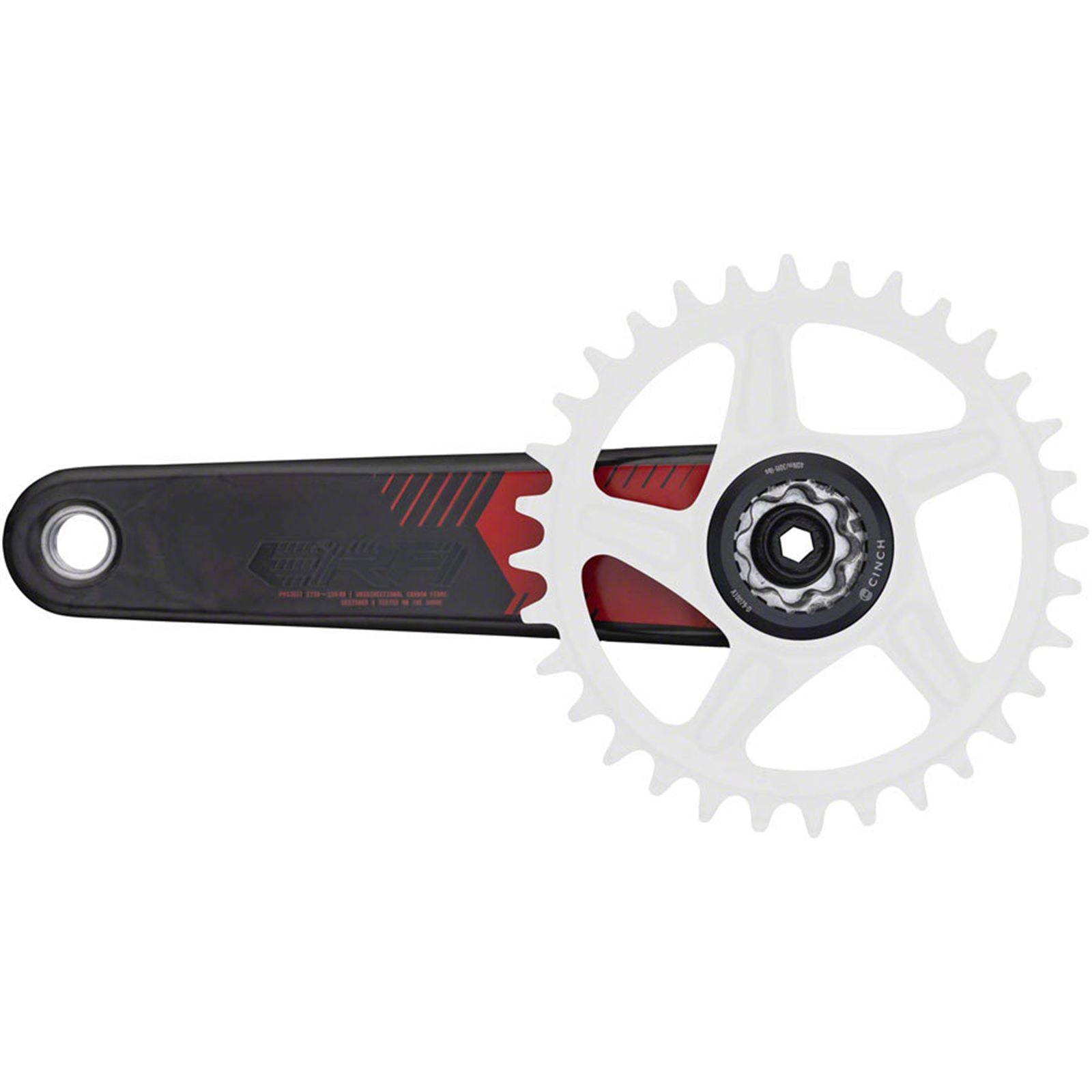 Race Face Era Crankset - 160mm, Direct Mount, 136mm - Carbon, Red [MPN: CK23ERA136ARM165P185]_1917144