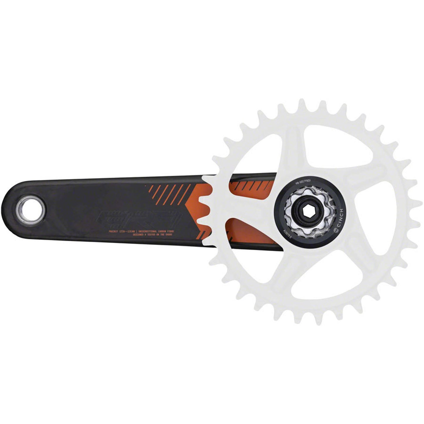 Race Face Era Crankset - 160mm, Direct Mount, 136mm - Carbon, Orange [MPN: CK23ERA136ARM160ORA]_1917180