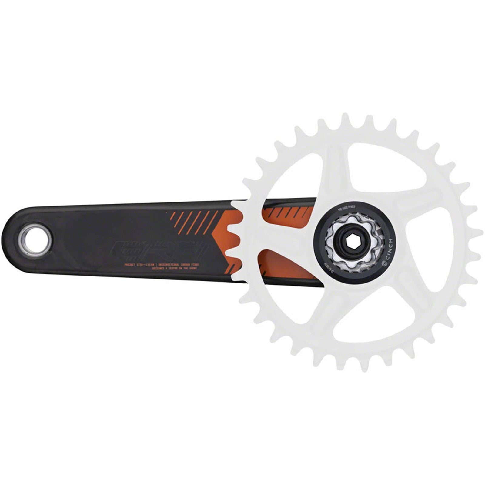 Race Face Era Crankset - 160mm, Direct Mount, 136mm - Carbon, Orange [MPN: CK23ERA136ARM160ORA]_1917180