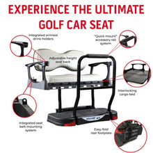 MadJax Club Car DS Genesis 300 Rear Seat with Deluxe Buff Seat Cushions (Years 2000-Up) [MPN: 01-042-200D]_2137047