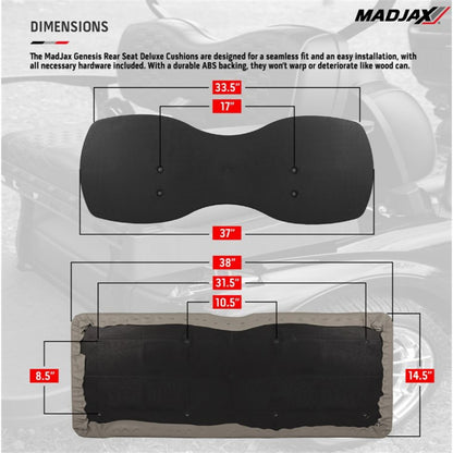 MadJax Rear Seat Cushion Set for Genesis 250/300 - Sandstone  [MPN: 01-058]_2138419