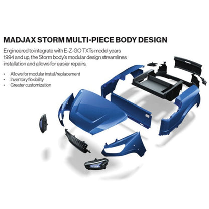 MadJax Storm Body Kit for EZGO TXT - Cherry Metallic [MPN: 05-235-RD02]_2093491