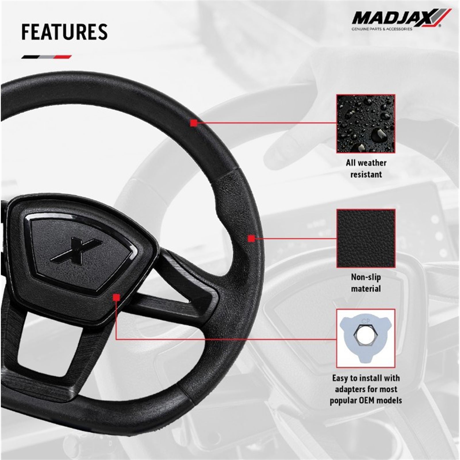 MadJax XSeries Storm MK1 All in One Box Steering Wheel [MPN: 06-157]_1955526
