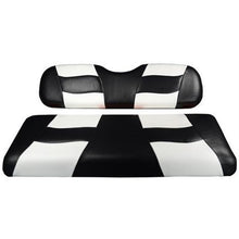 MadJax Riptide Two-Tone Front Seat Covers for EZGO TXT & RXV - Black/White  10-121_1536410