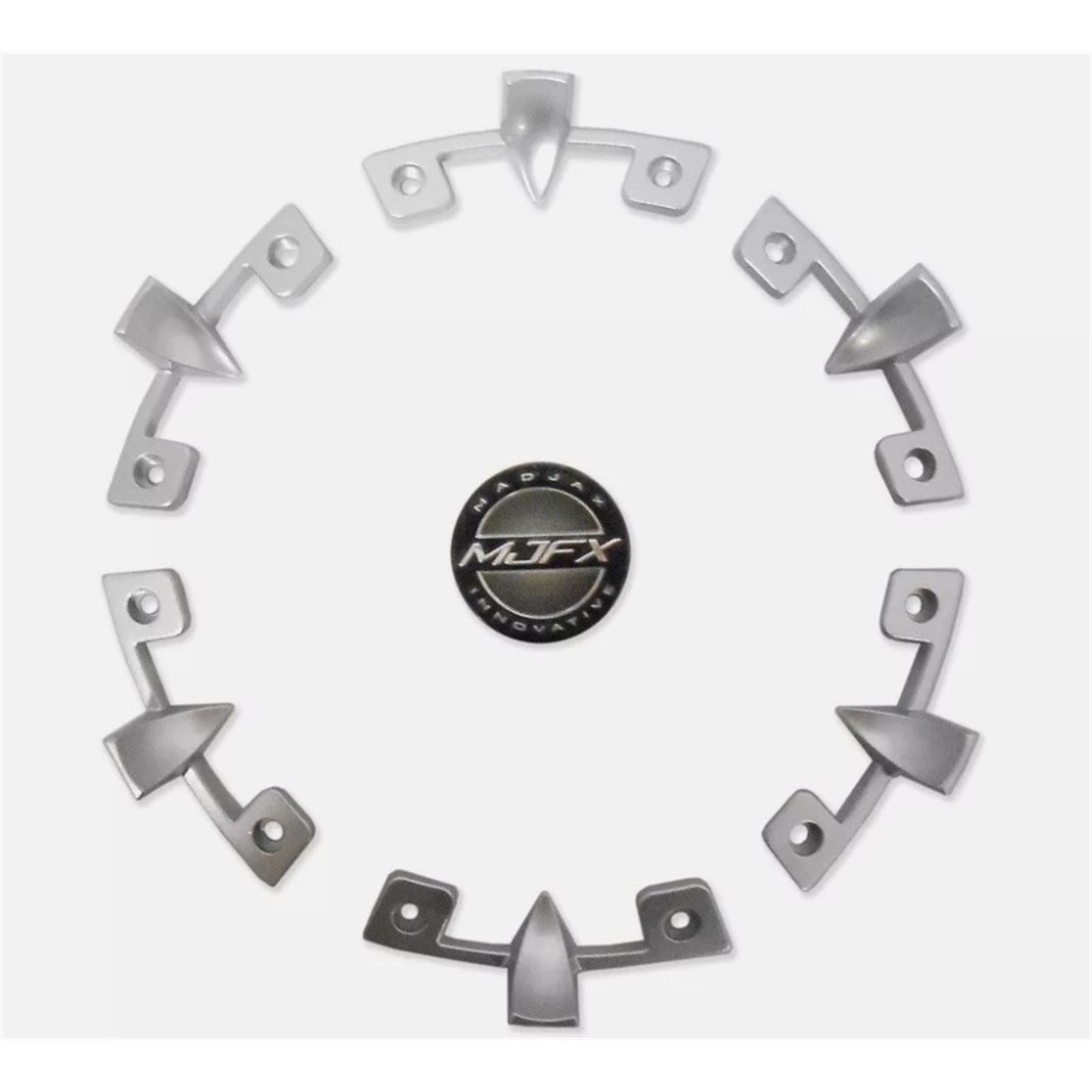 MadJax Wheel Inserts for 12x7 Mirage Wheel - Silver  19-072-SIL_1536369