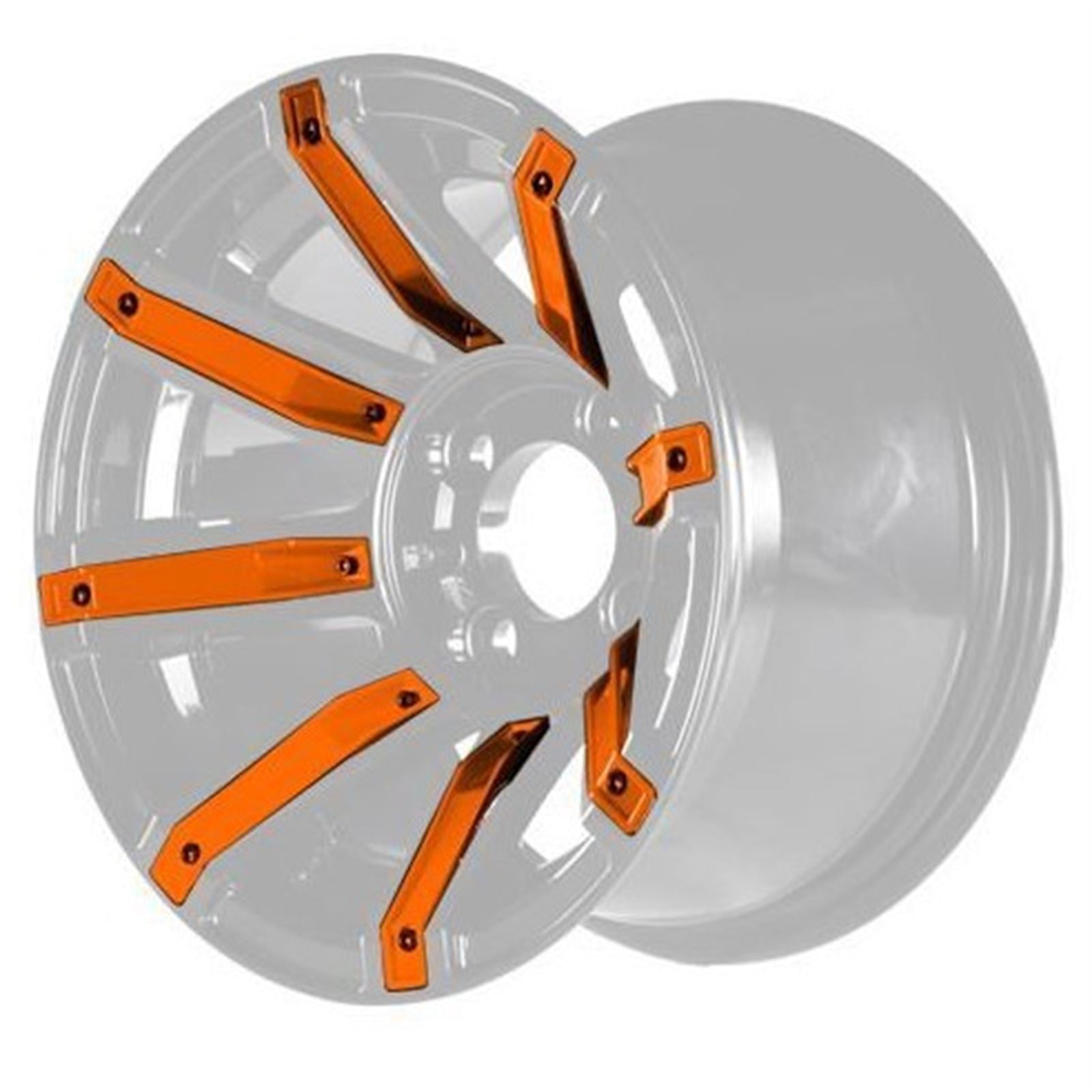 MadJax Wheel Inserts for 14x7 Avenger Wheel - Orange  19-083-ORG_1536368