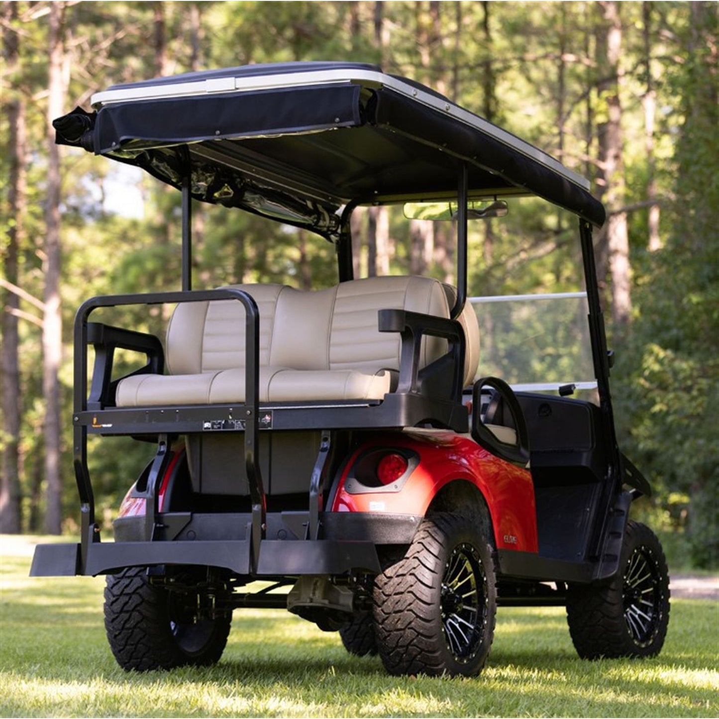 Red Dot S4 Elite with Non Modular Top Track Enclosure for EZGO Express - Black 66072_1534820