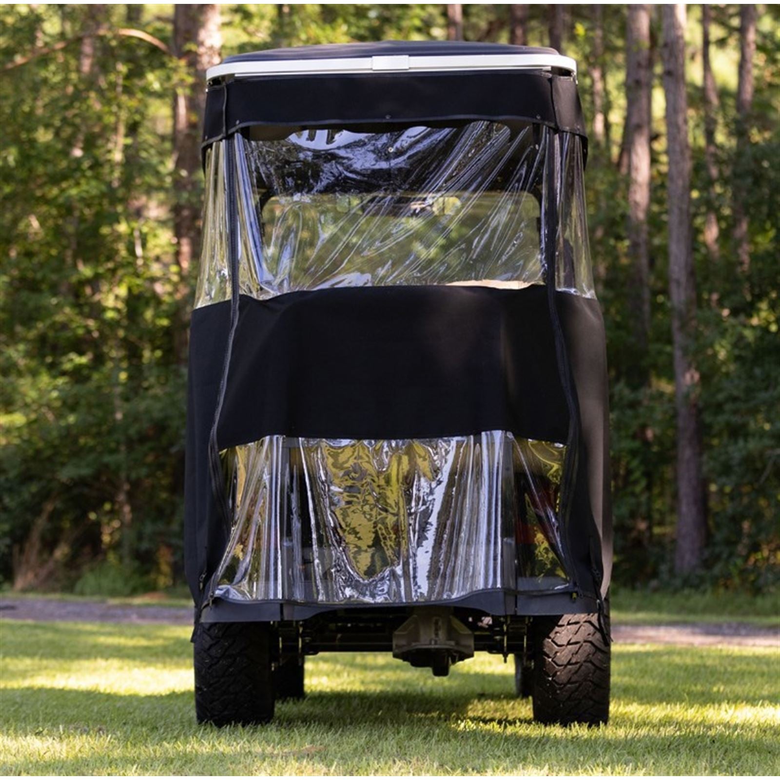 Red Dot S4 Elite with Non Modular Top Track Enclosure for EZGO Express - Black 66072_1534819
