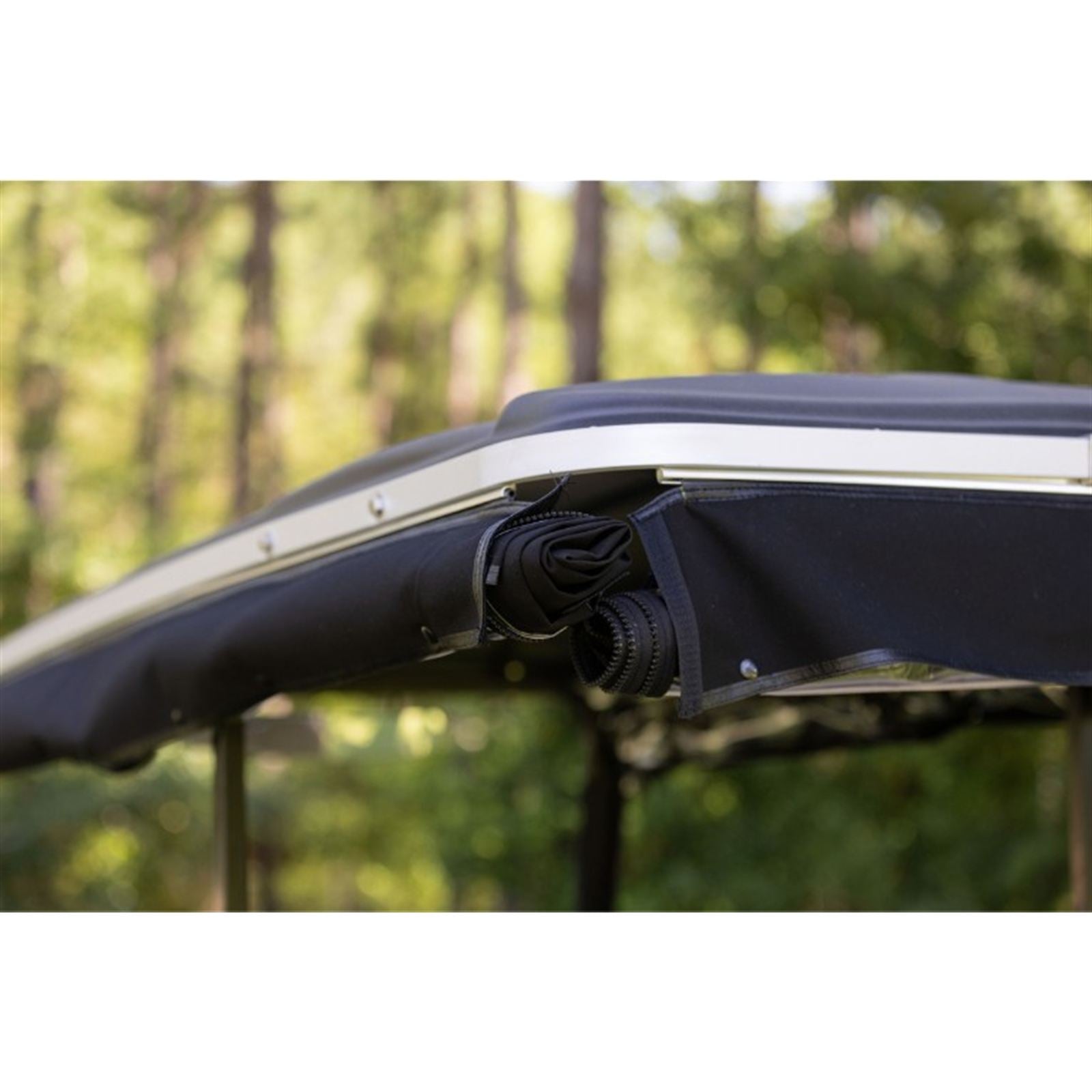 Red Dot Black 3-Sided Track Style Vinyl Enclosure for EZGO Express S4 Elite with Non Modular Top (Years 2023-Up) [MPN: 66074]_2112822
