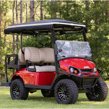 Red Dot Black 3-Sided Track Style Vinyl Enclosure for EZGO Express S4 Elite with Non Modular Top (Years 2023-Up) [MPN: 66074]_2112823
