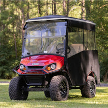 Red Dot Black 3-Sided Track Style Vinyl Enclosure for EZGO Express S4 Elite with Non Modular Top (Years 2023-Up) [MPN: 66074]_2112827