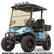 Red Dot Tinted 1/4" Prime Fold-Down Windshield with Vents for EZGO TXT '1994.5-13 09-008_1545305
