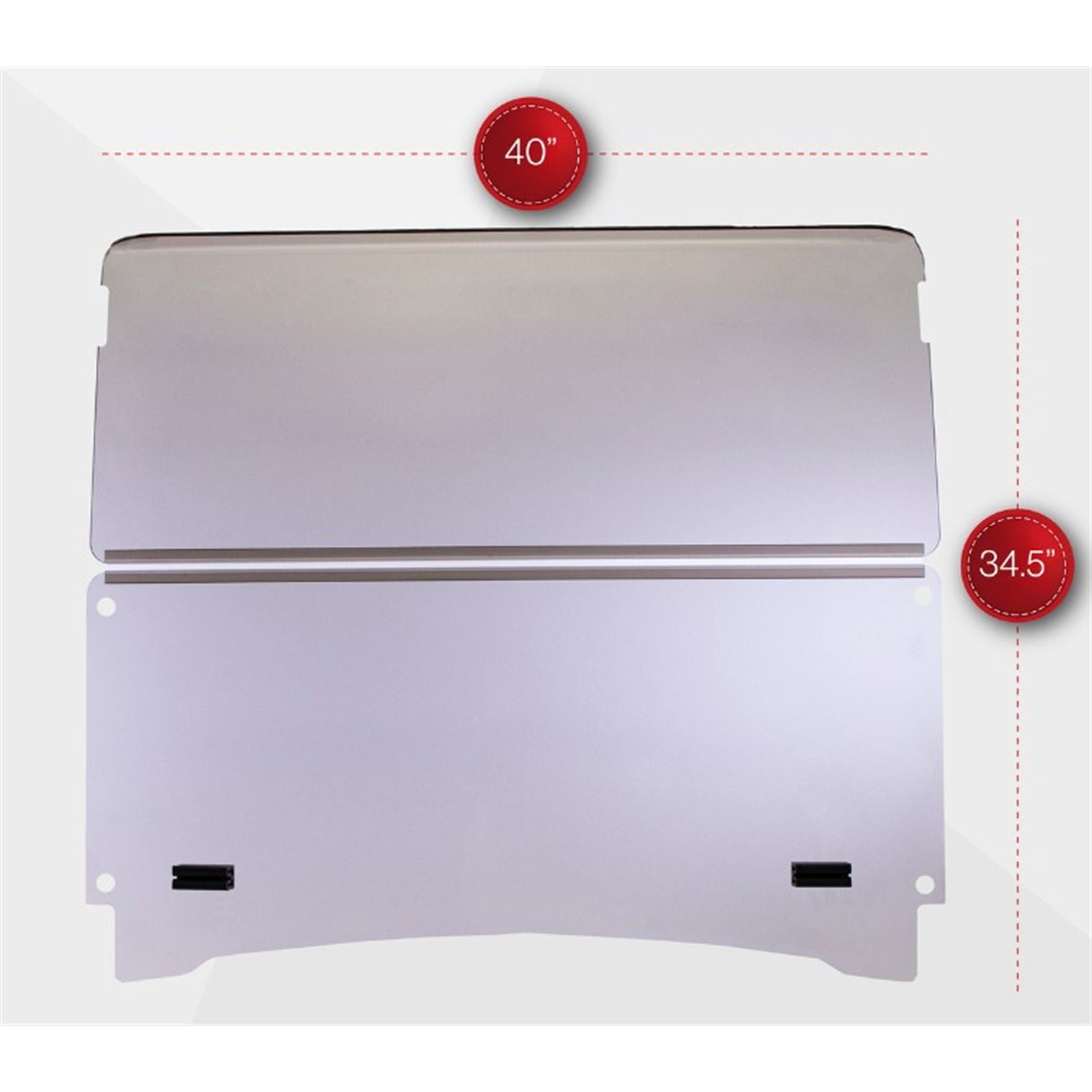 Red Dot Drive2 - Clear Folding Windshield 2017-Up for Yamaha  [MPN: 09-018]_2112809